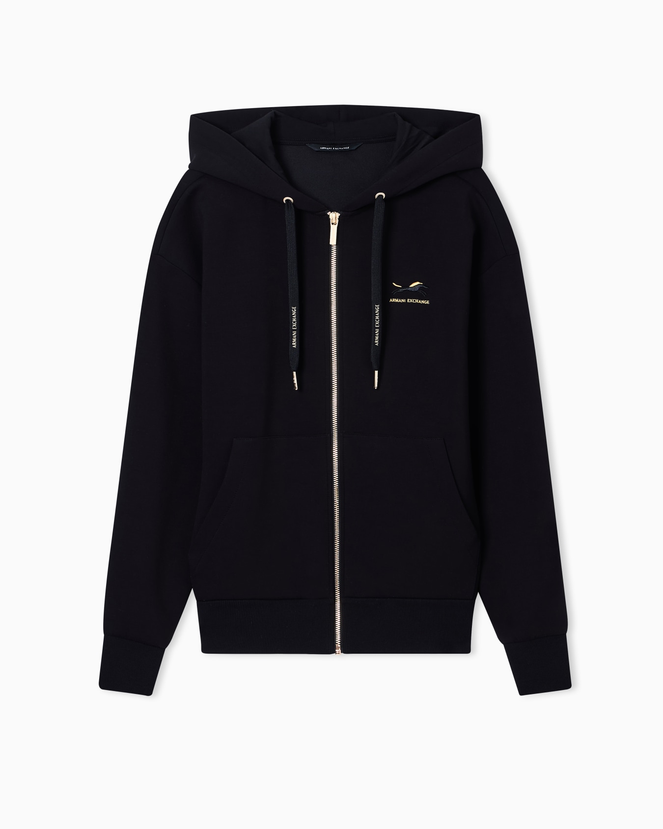 Zip-up fleece in mixed fabric Diapositiva 0