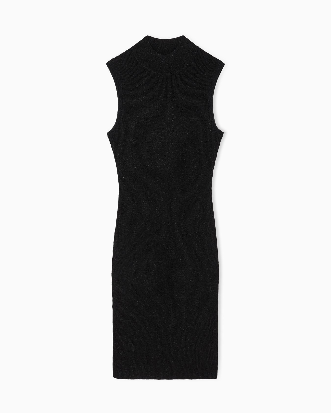 Midi dress in technical fabric Slide 0