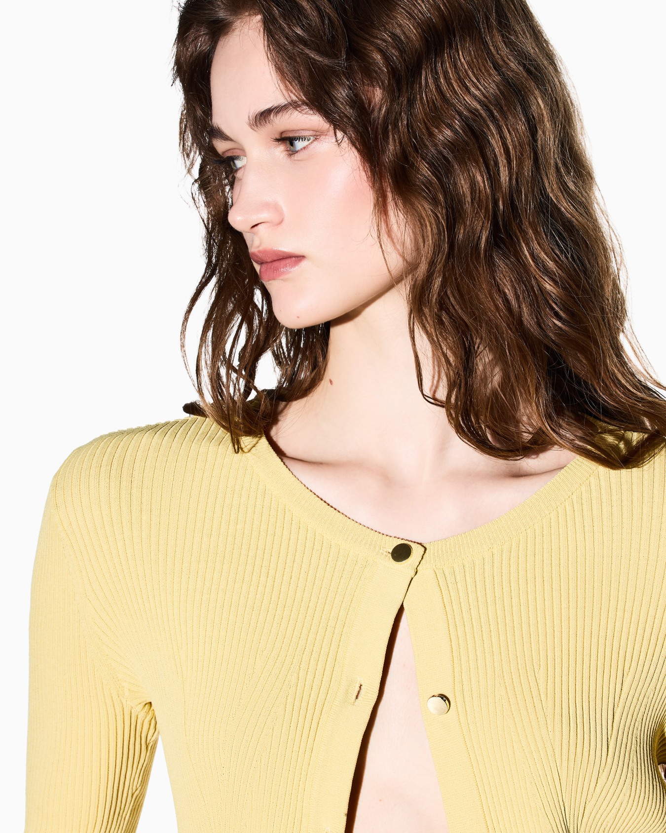 Cardigan in technical fabric Slide 4