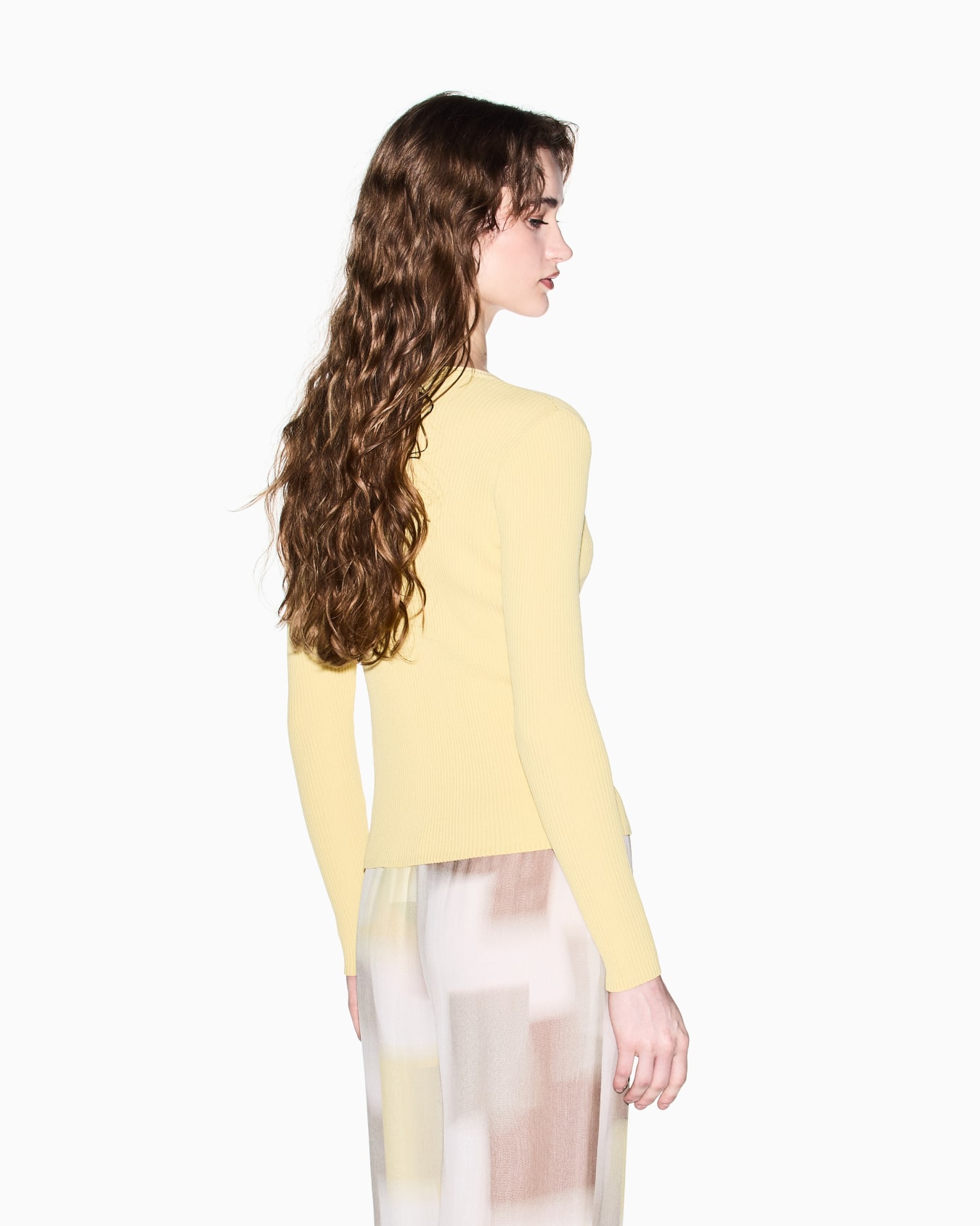 Cardigan in technical fabric Slide 2