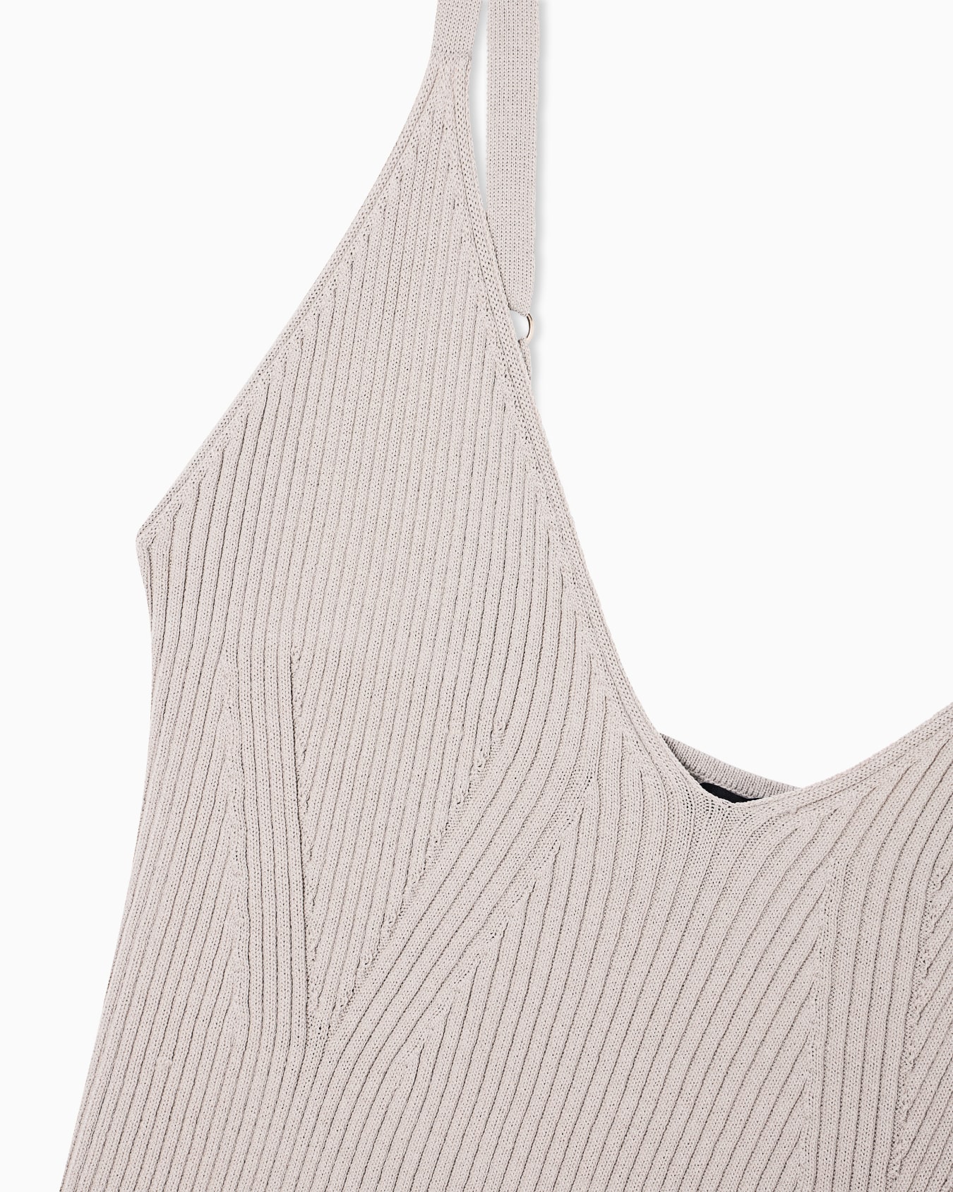 Vネックニットキャミソールトップ スライドする 3