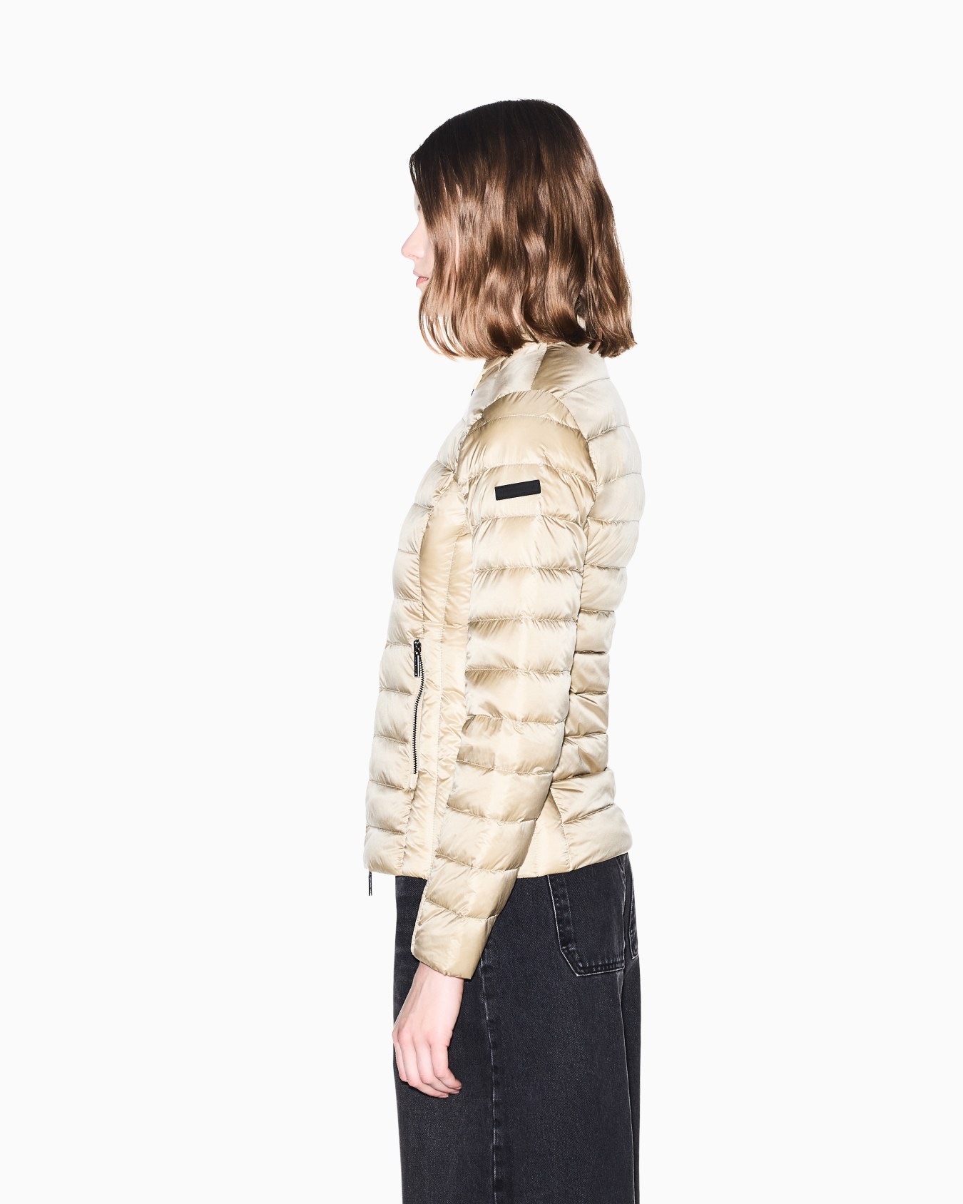 Down jacket slim fit in lightweight nylon Slide 7
