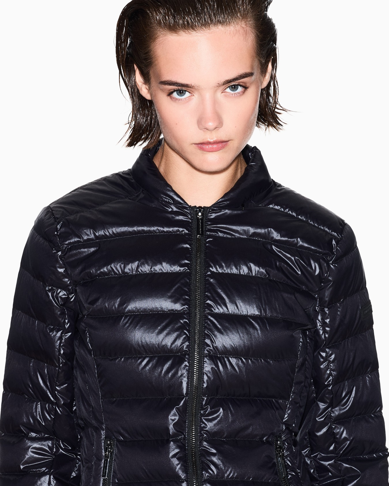 Lightweight Quilted Nylon Down Jacket Slide 6