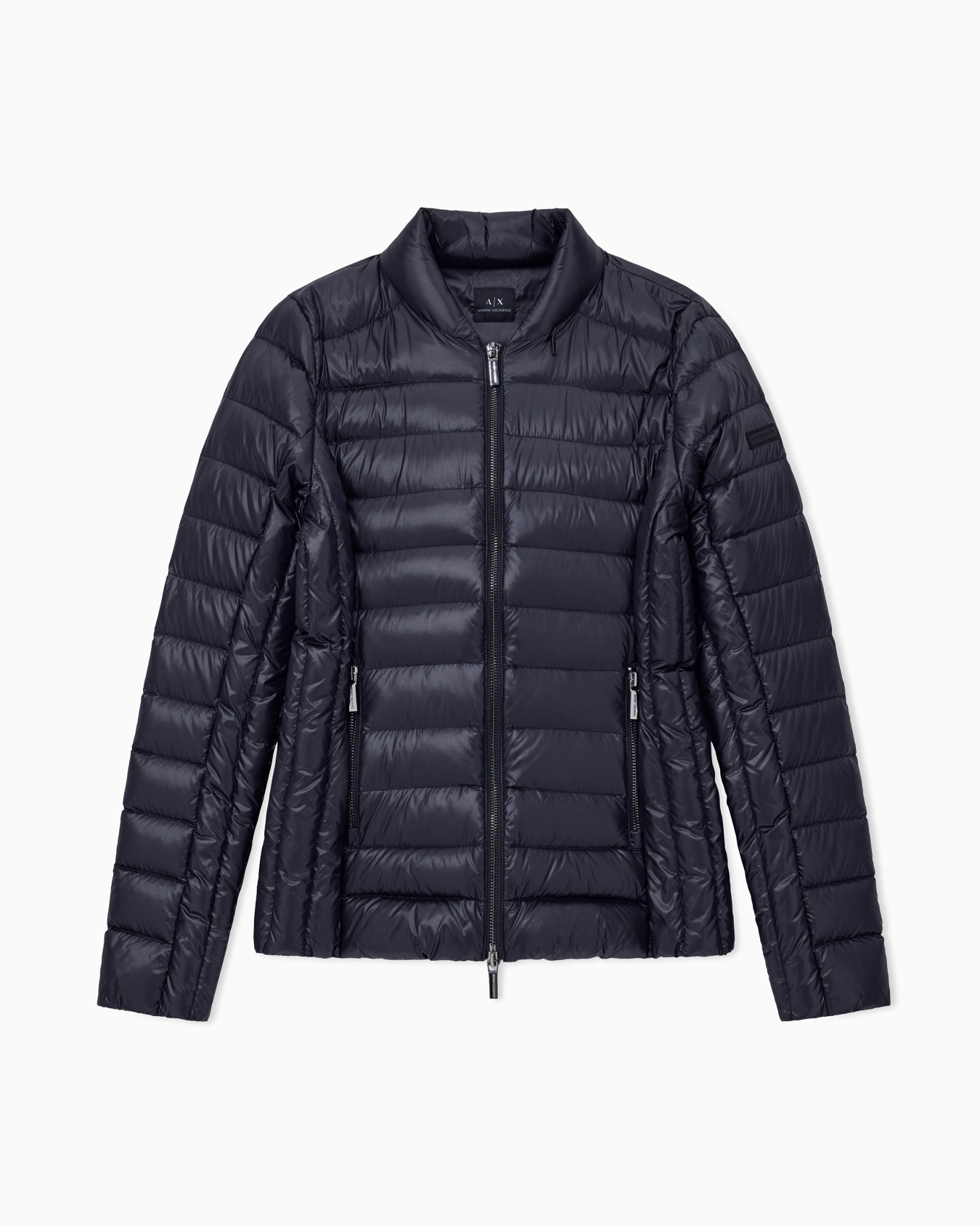 Lightweight Quilted Nylon Down Jacket Slide 0
