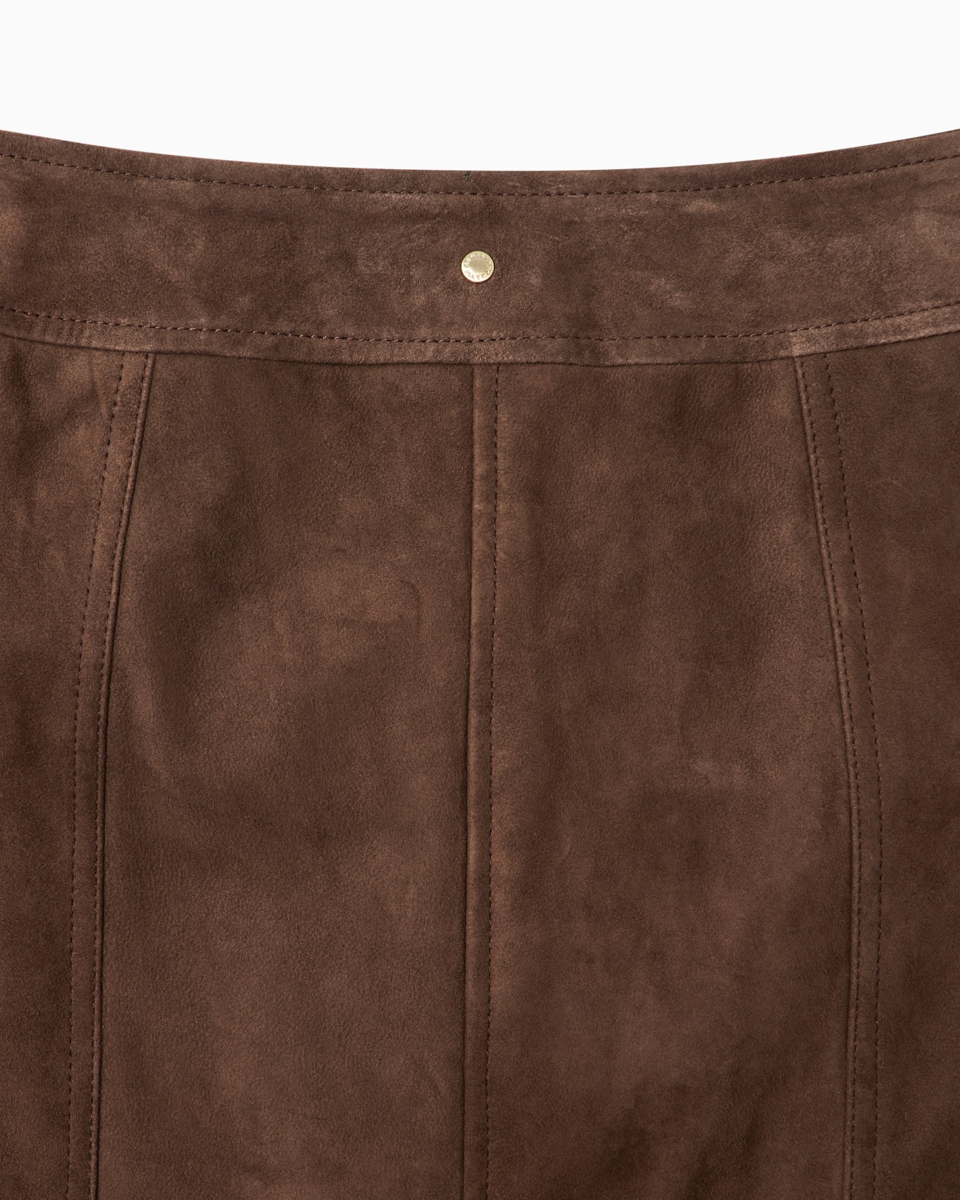 リアルゴートレザー スエードスカート スライドする 3