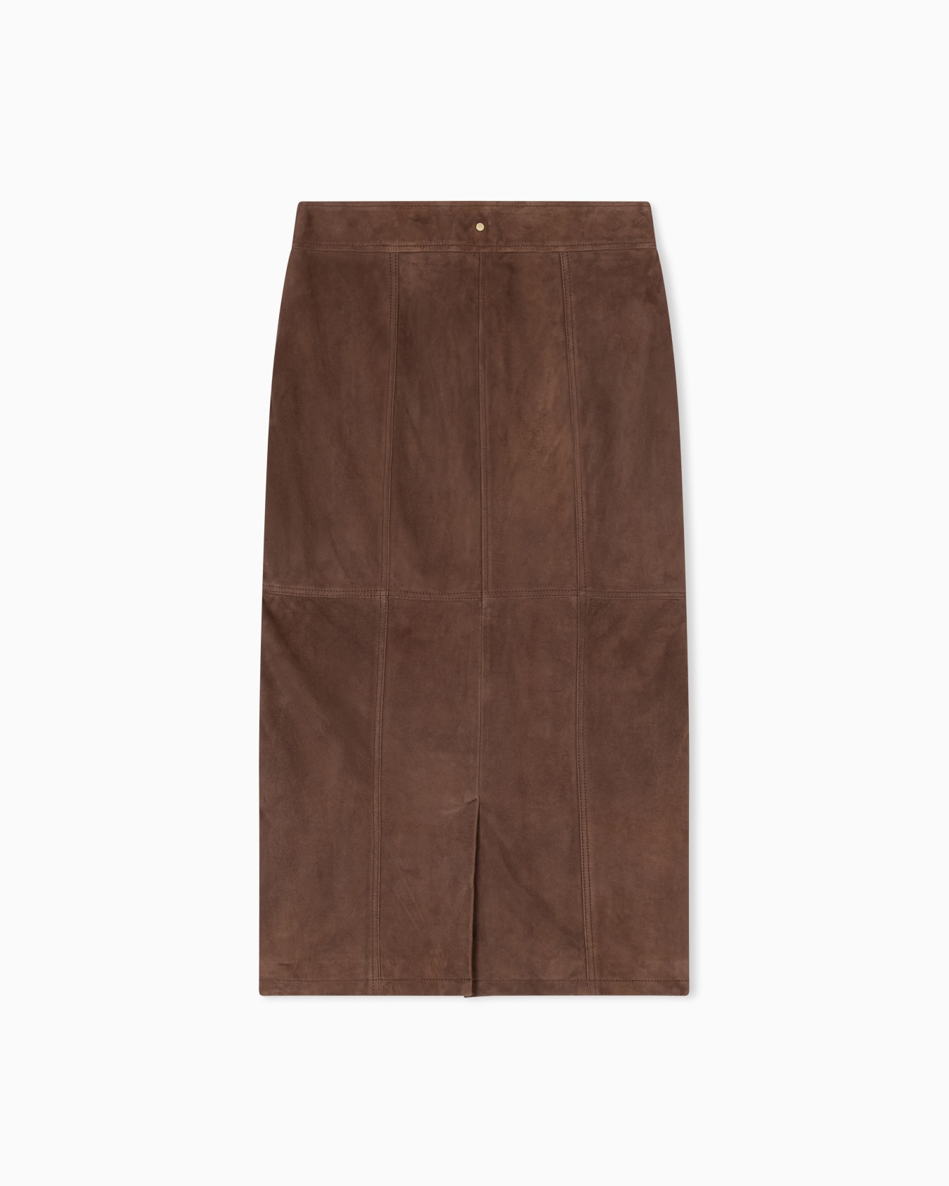 リアルゴートレザー スエードスカート スライドする 2