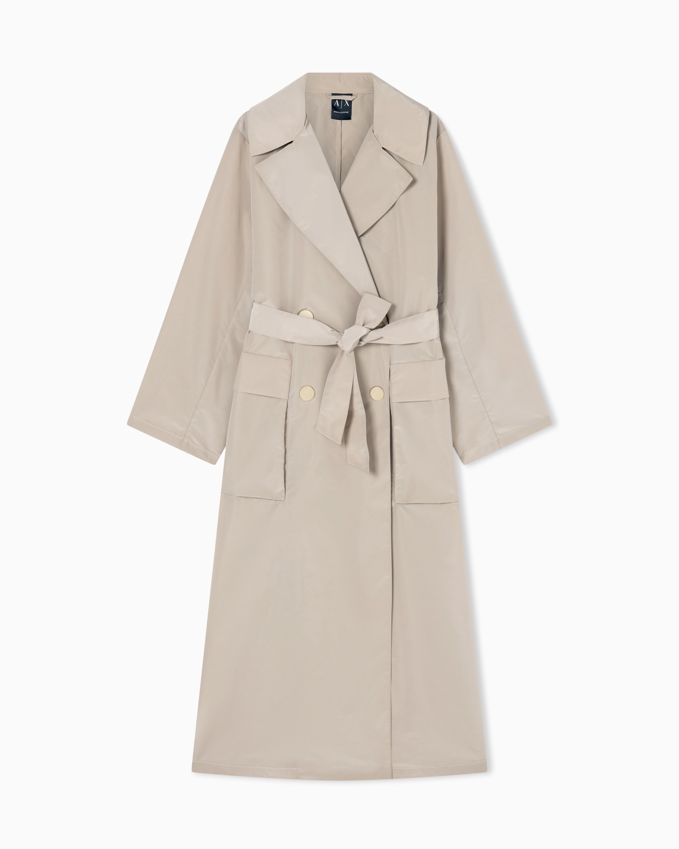 Trench coats in mixed fabric Slide 0