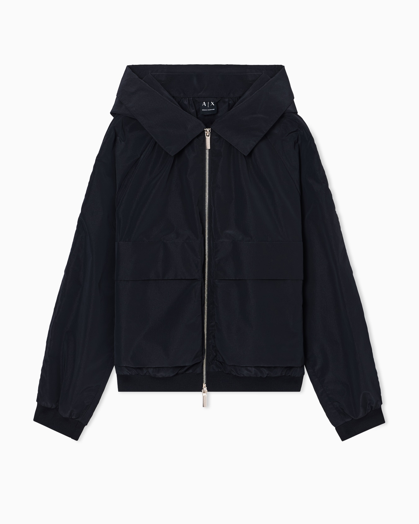 ビッグポケット フーデッドブルゾンジャケット スライドする 0