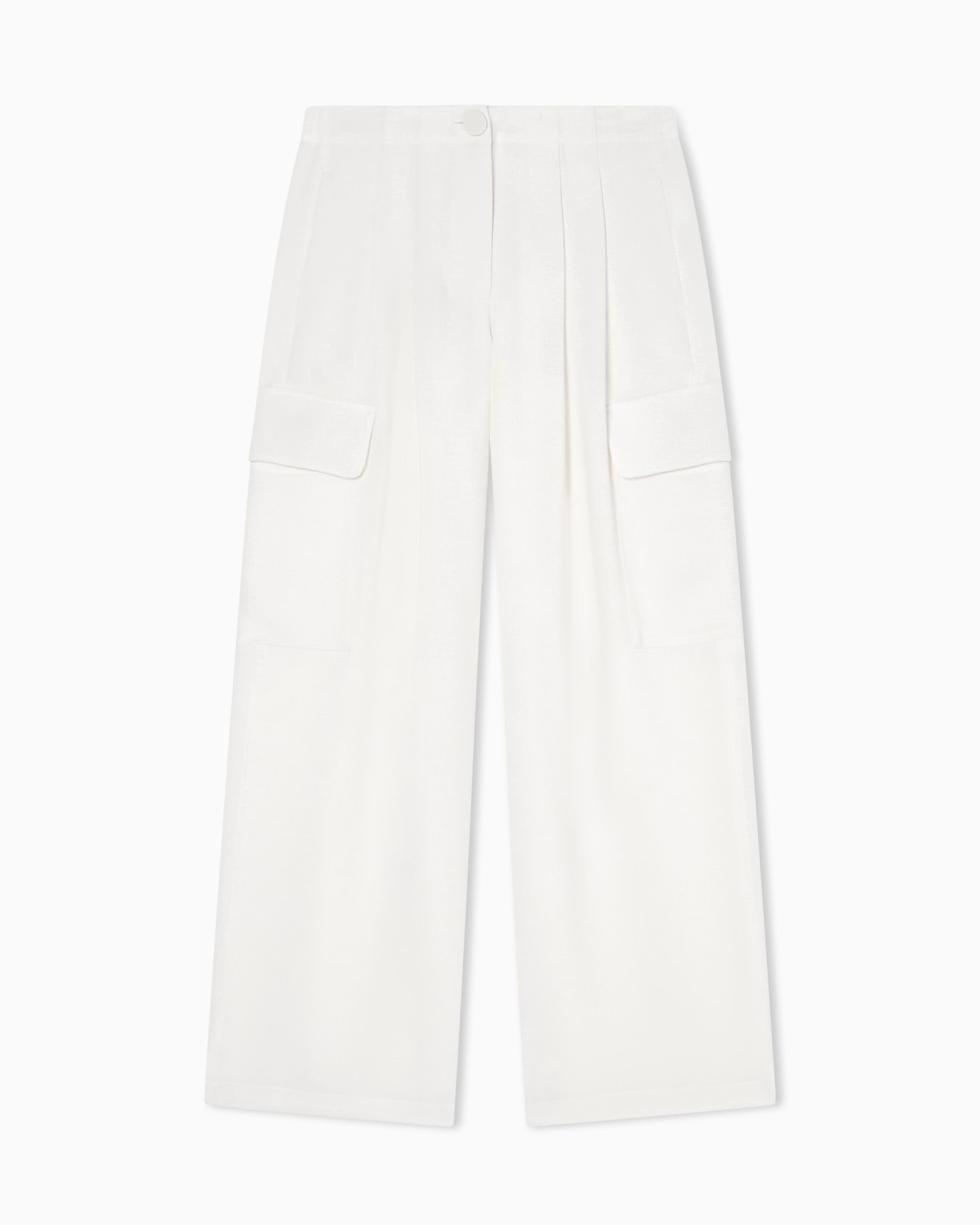 Mixed fabric trousers Slide 0