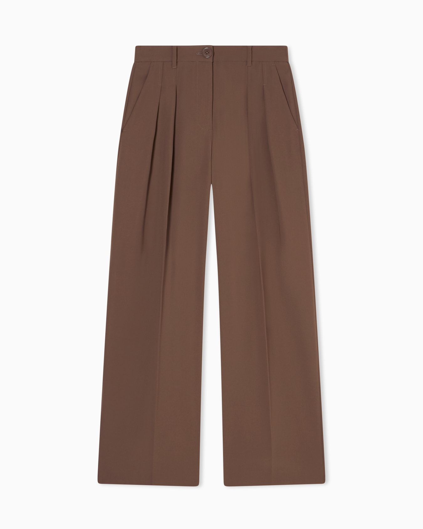 Mixed fabric trousers Slide 0