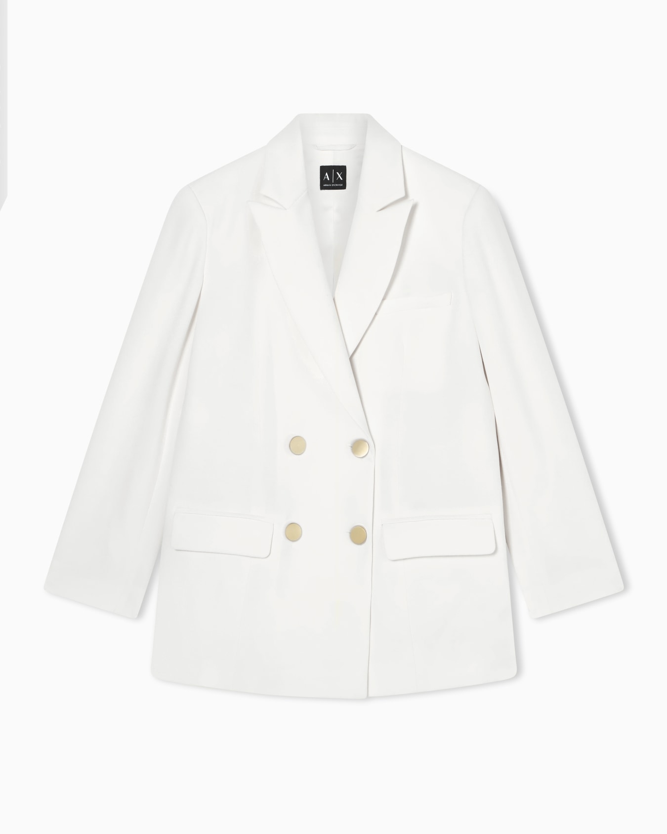 Giacca doppiopetto in tessuto misto Slide 0