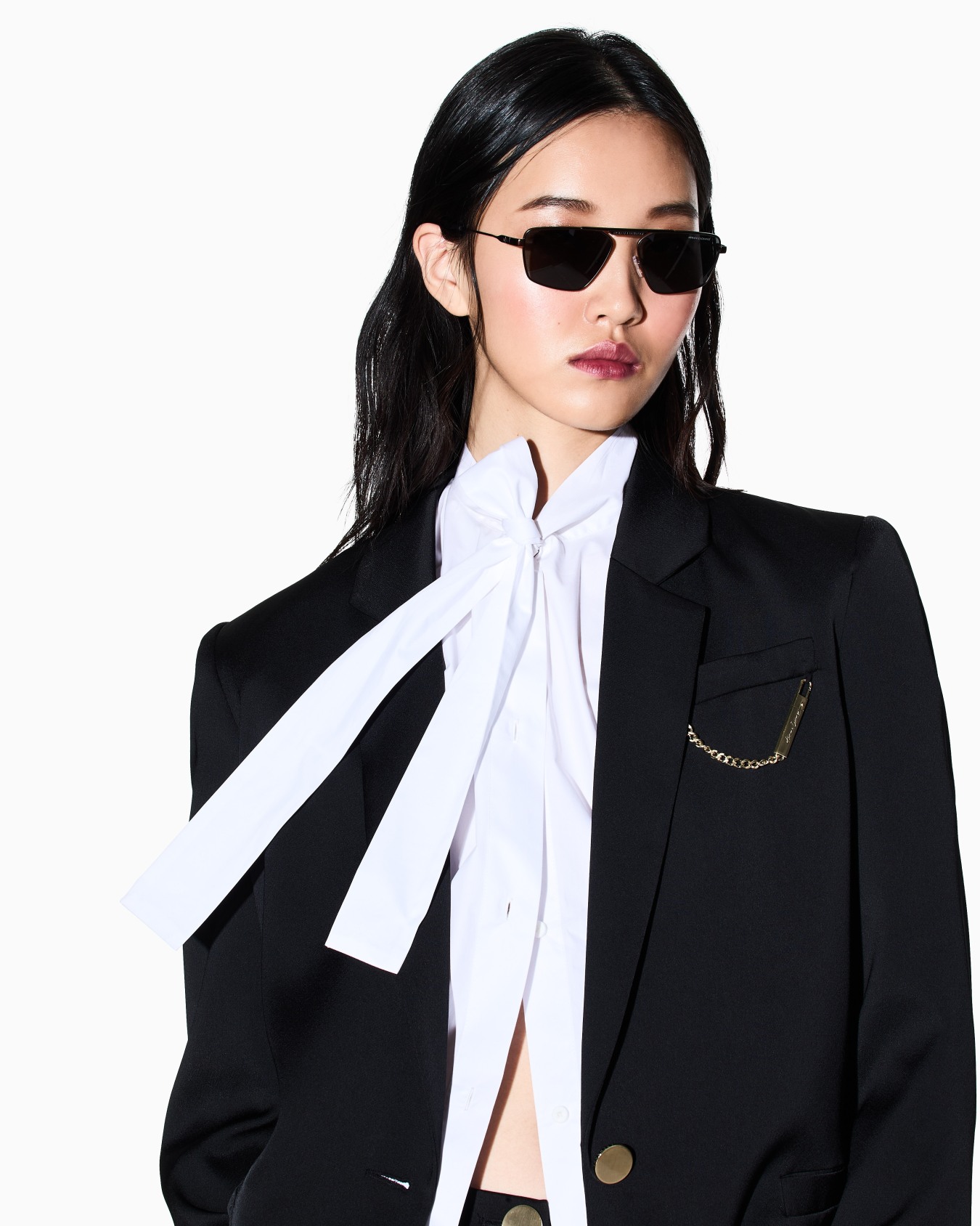 Jacket in mixed fabric Diapositiva 4