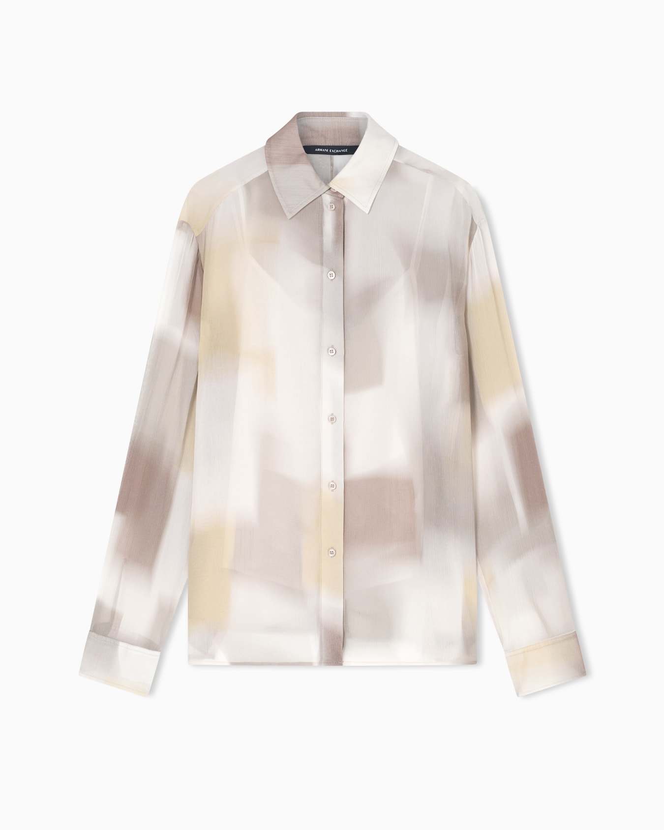 Printed crinkle viscose jacket Diapositiva 0