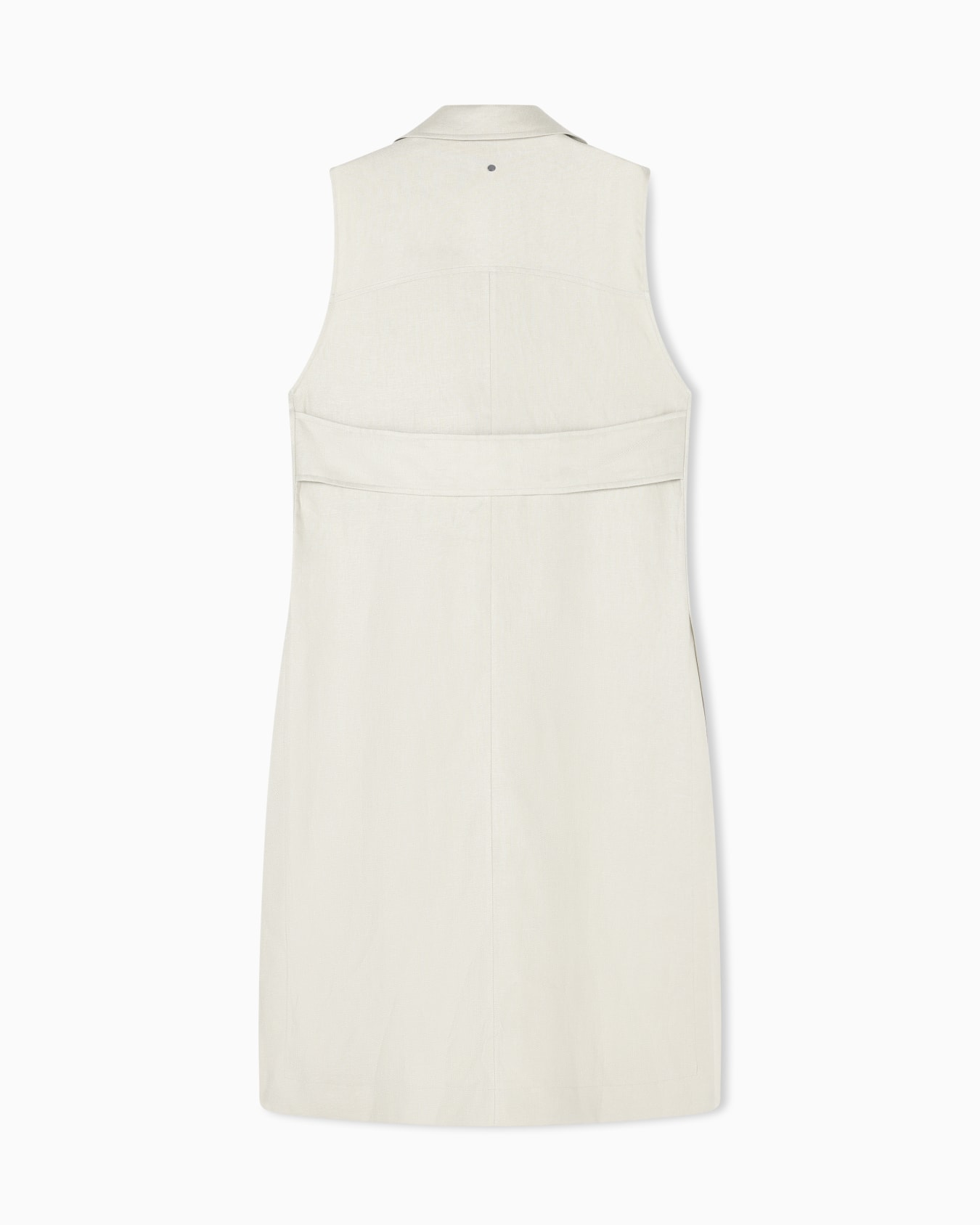 リネンツイル ノースリーブトレンチコート スライドする 2