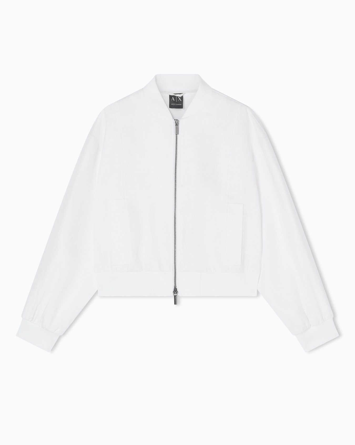 Linen Twill Blouson Slide 0