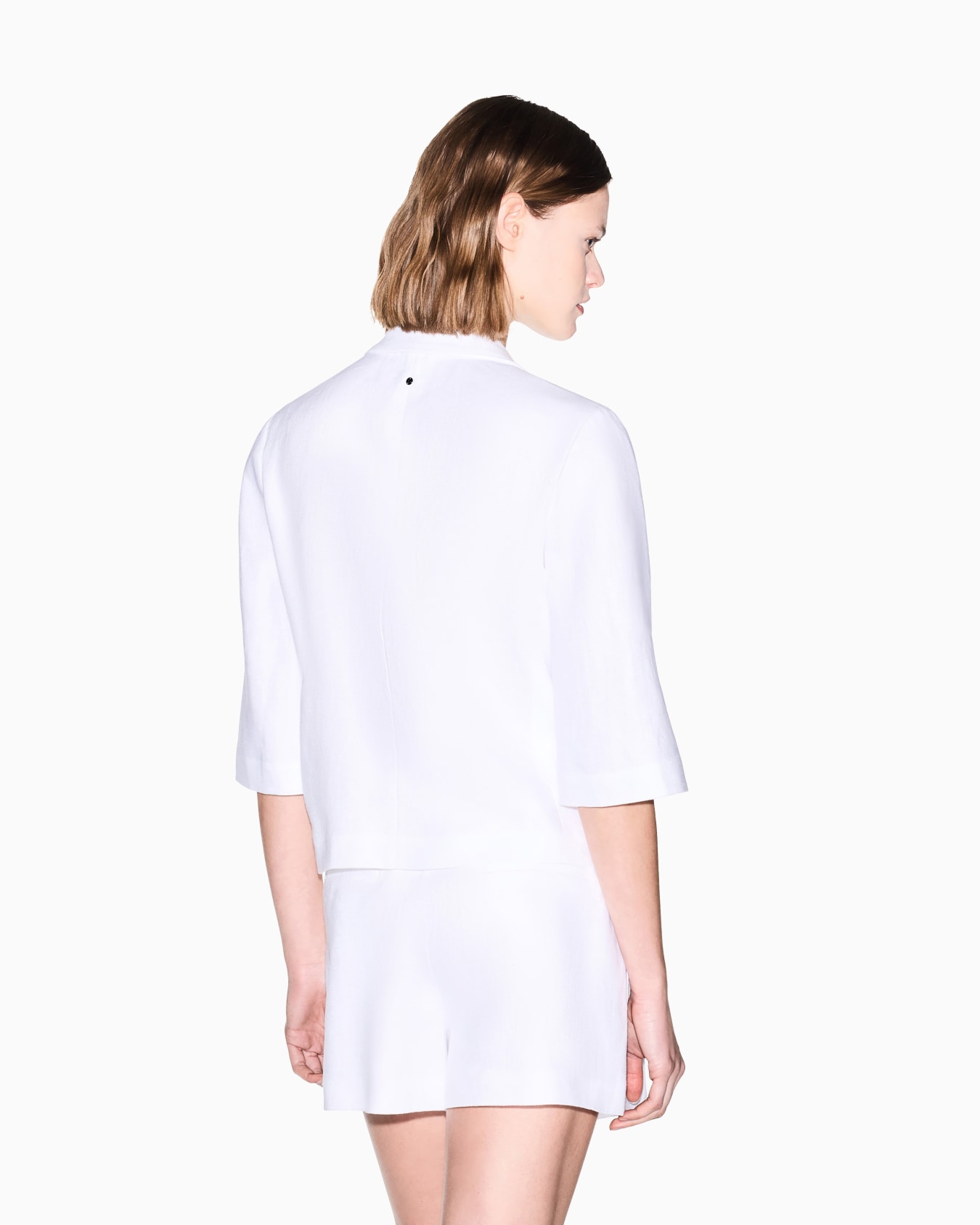 veste en sergé de lin Diapositive 3