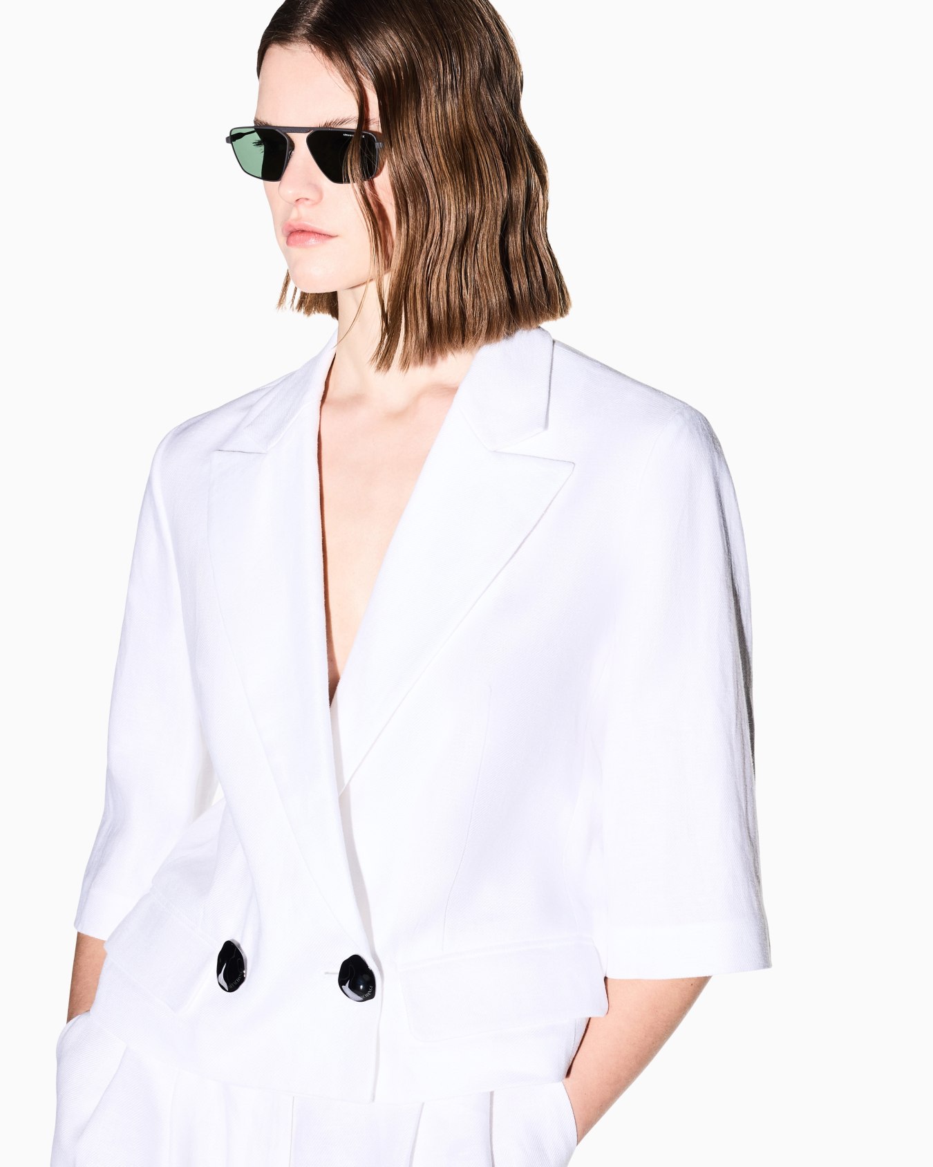 veste en sergé de lin Diapositive 4