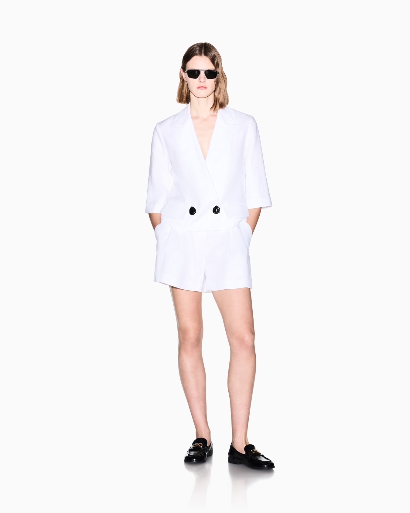 veste en sergé de lin Diapositive 1