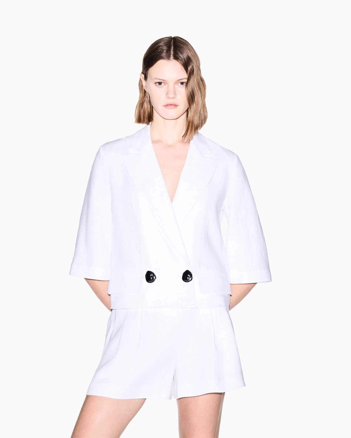 veste en sergé de lin Diapositive 2