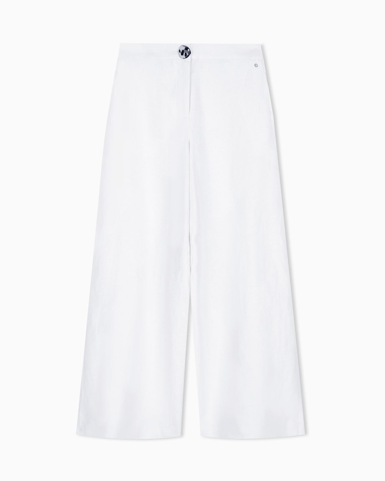 リネンツイル ワイドパンツ スライドする 0