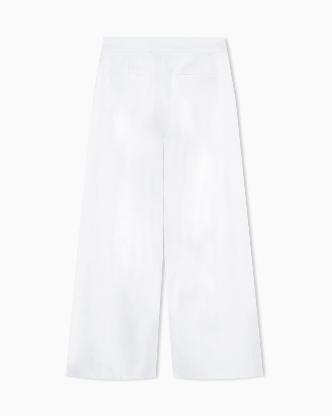 リネンツイル ワイドパンツ スライドする 2