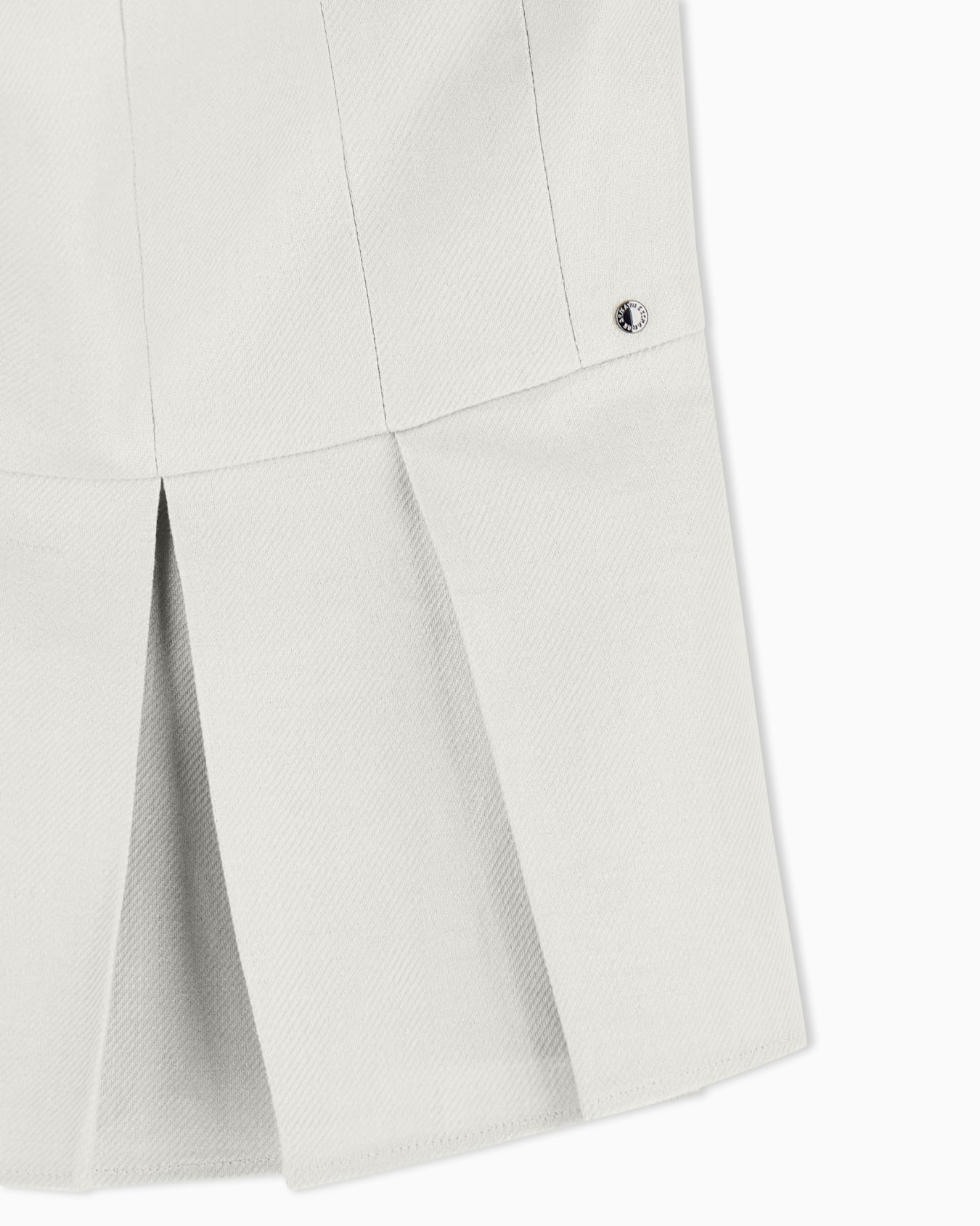 Top svasato con pieghe in Twill di Lino  Slide 3