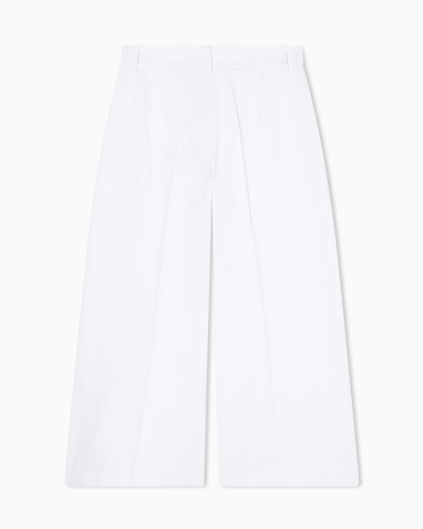 Pantaloni a palazzo in twill di cotone Slide 2