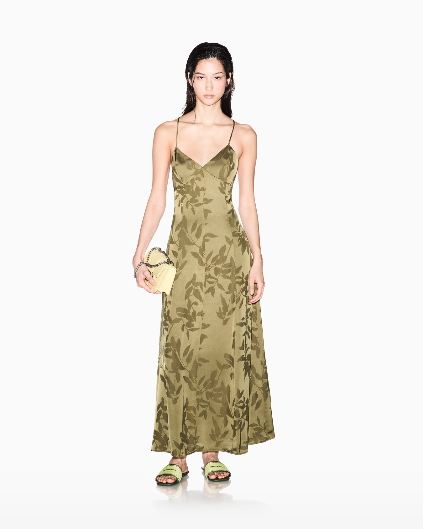 Long Dress with Draping Slide 1