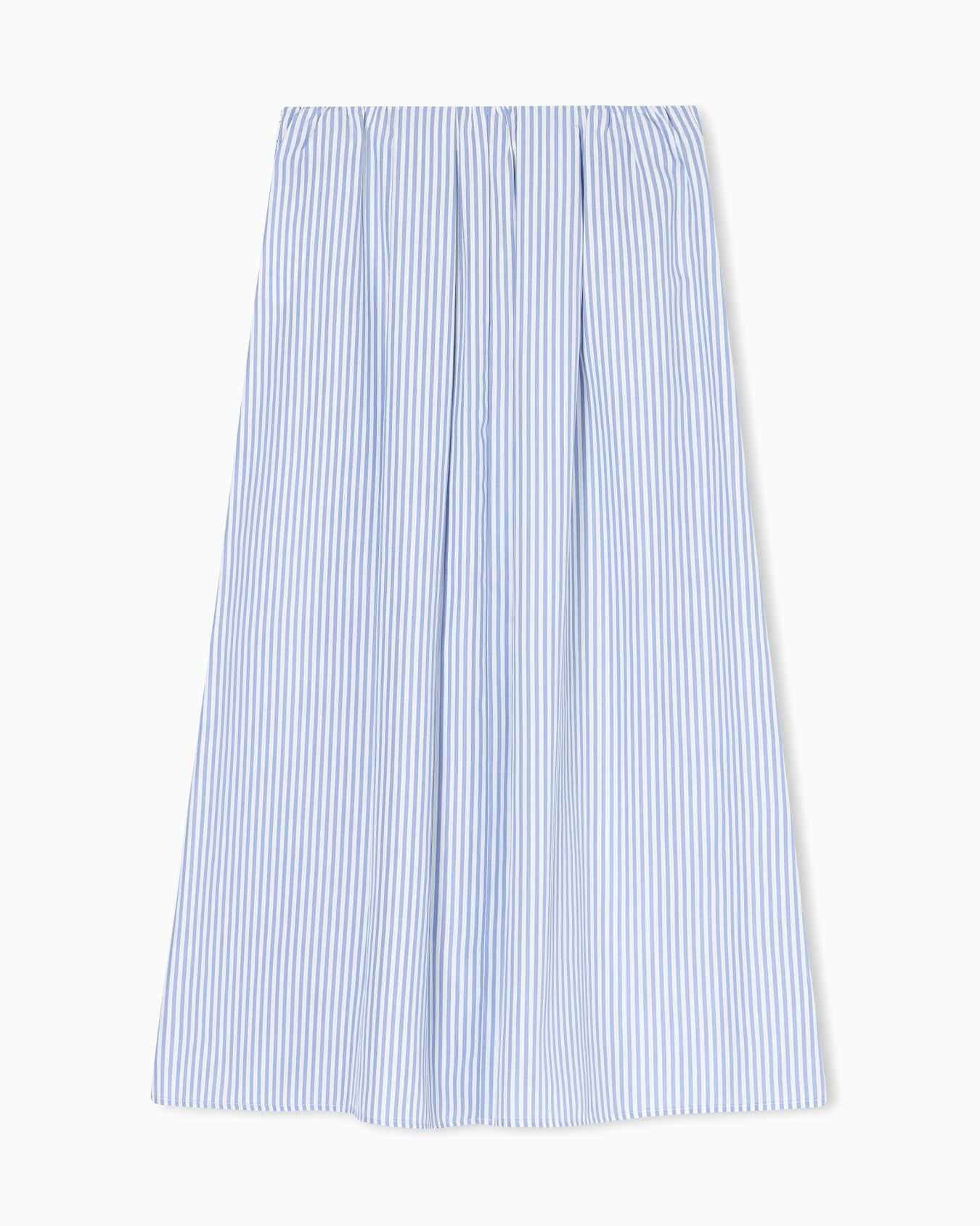 ポリレーヨン ストライプ スカート スライドする 2