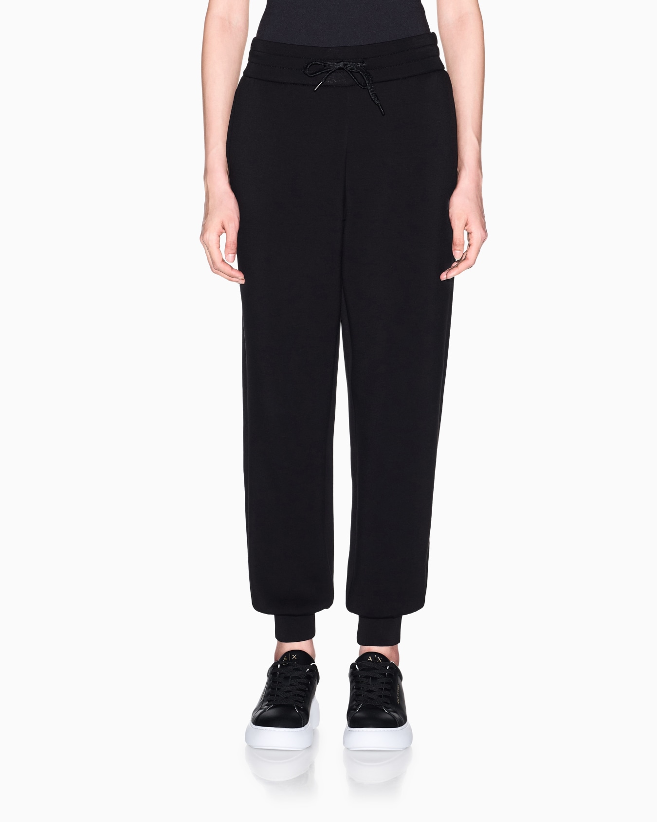 Pantaloni in tessuto scuba di viscosa Slide 2