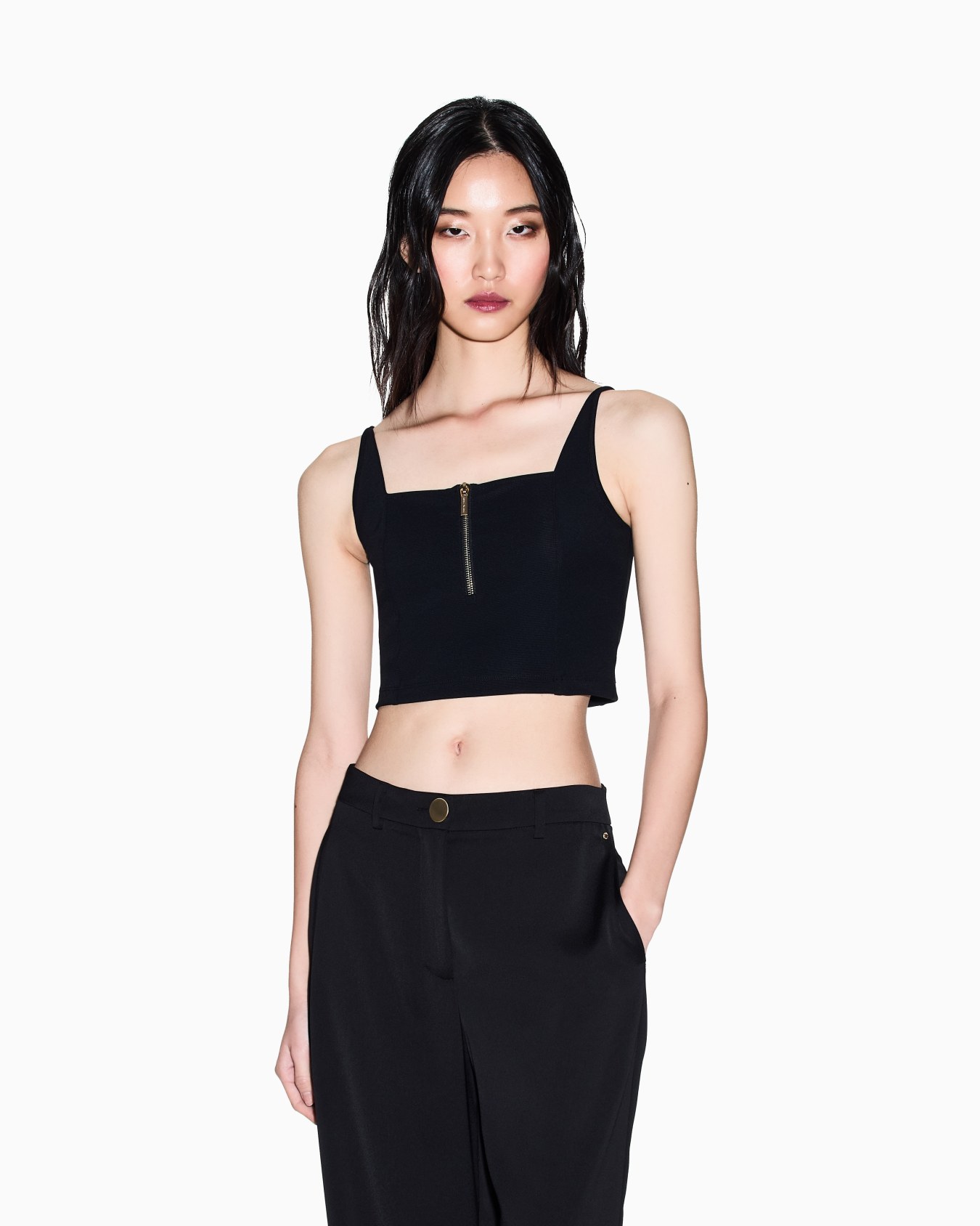 Tank Top in technical fabric Slide 3