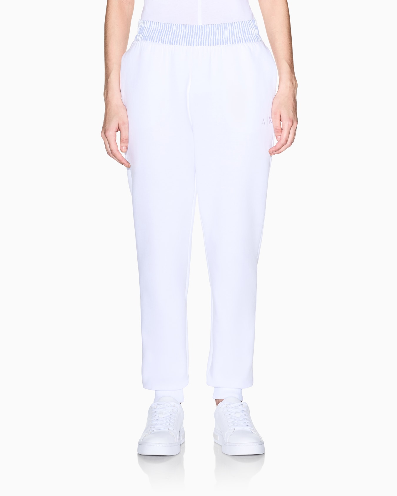 Pantaloni jogger con inserti a contrasto Slide 2