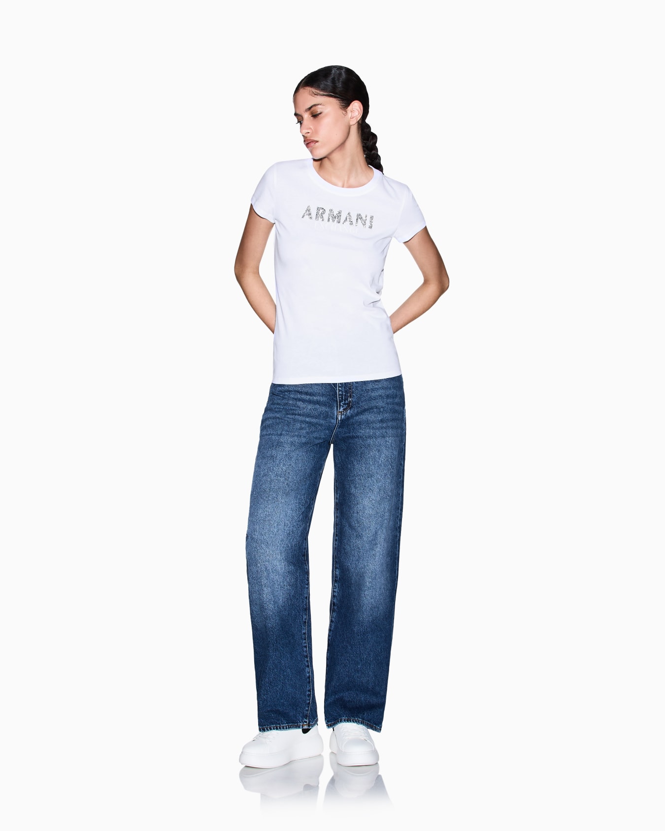 Slim fit Cotton T-shirt Diapositiva 1