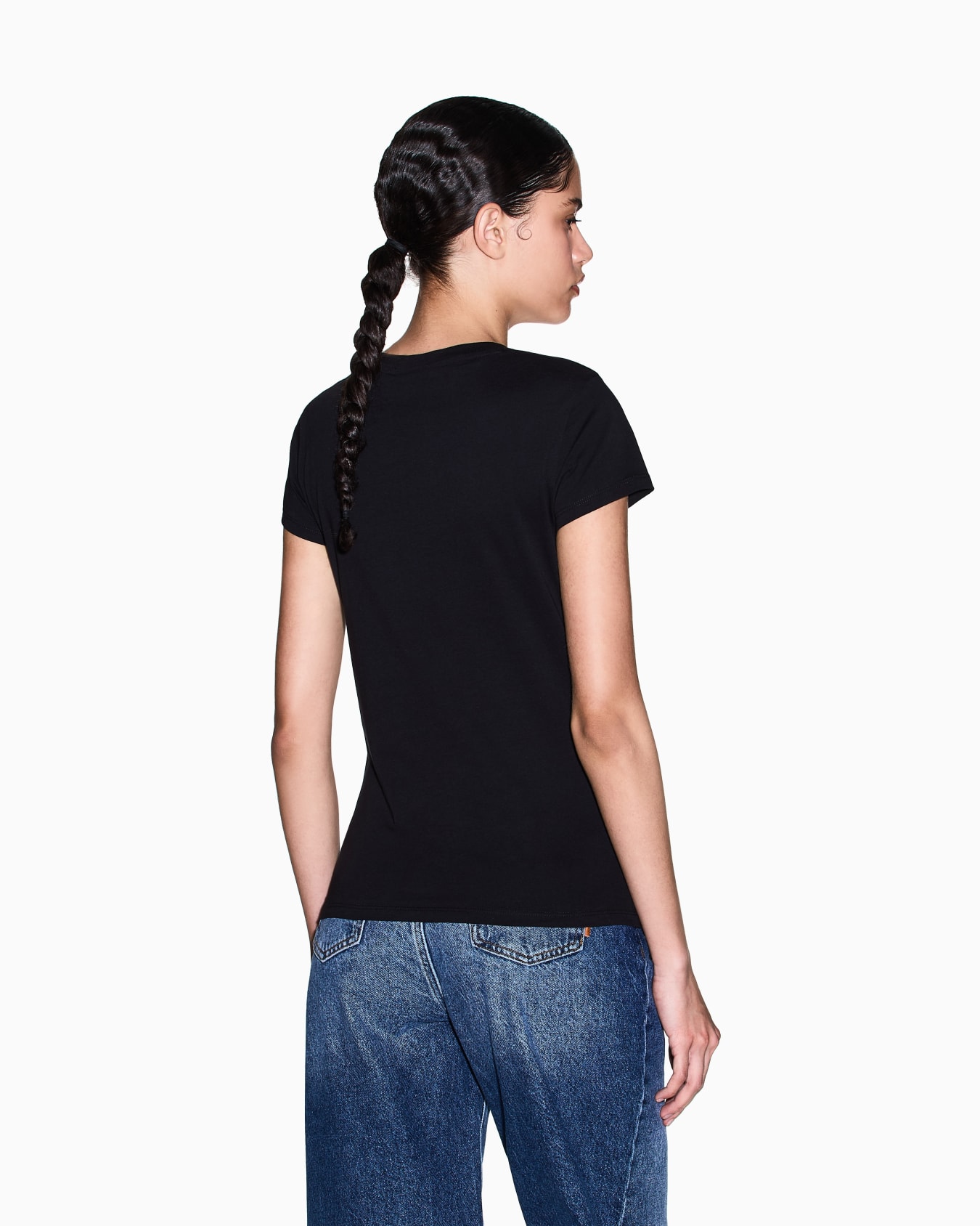 Slim fit Cotton T-shirt Diapositiva 2