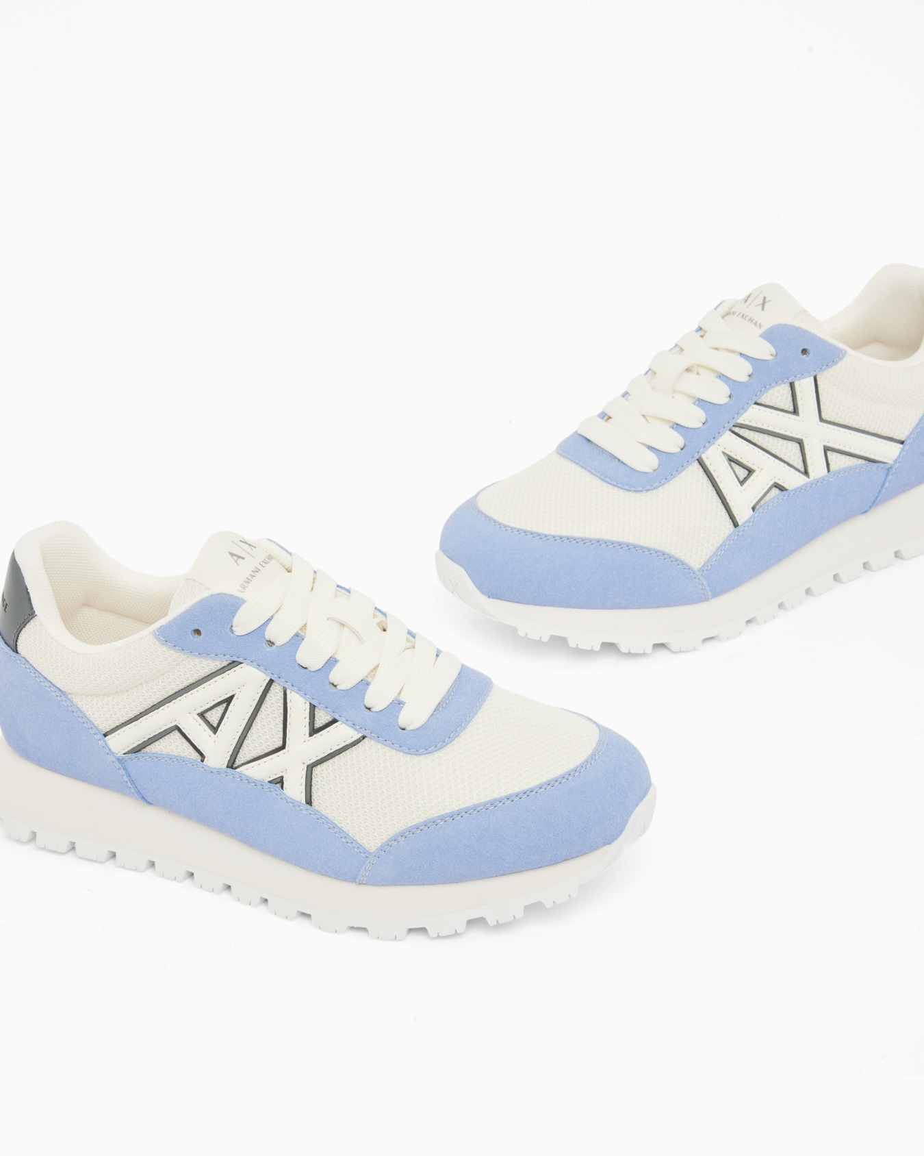 Microsuede and Mesh Sneakers Slide 4