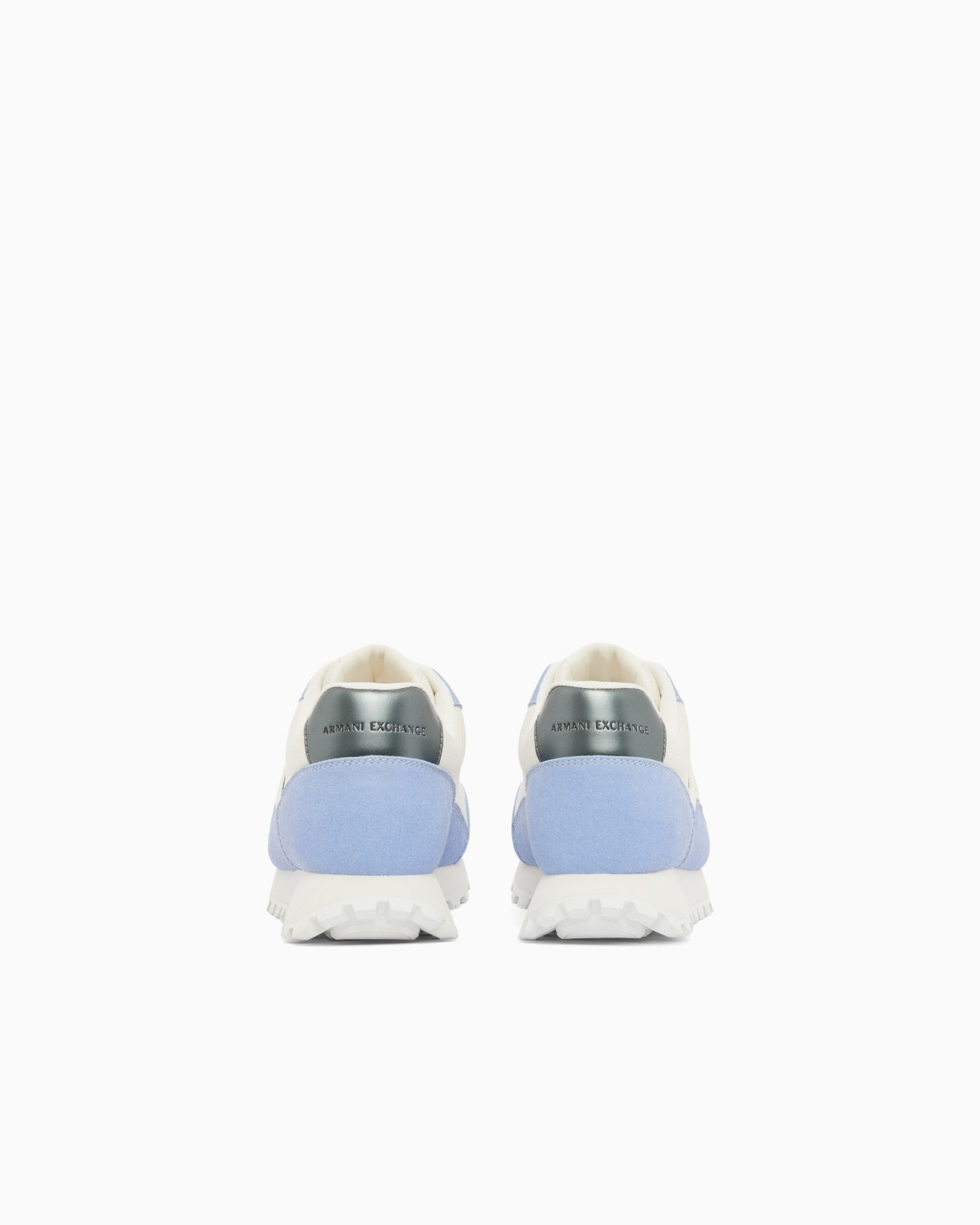 Microsuede and Mesh Sneakers Slide 3