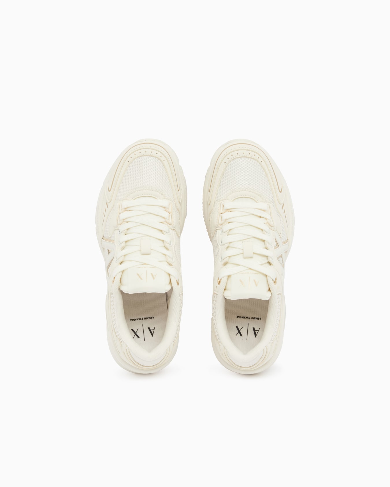 Sneakers in Microsuede e Mesh Traspirante Slide 2