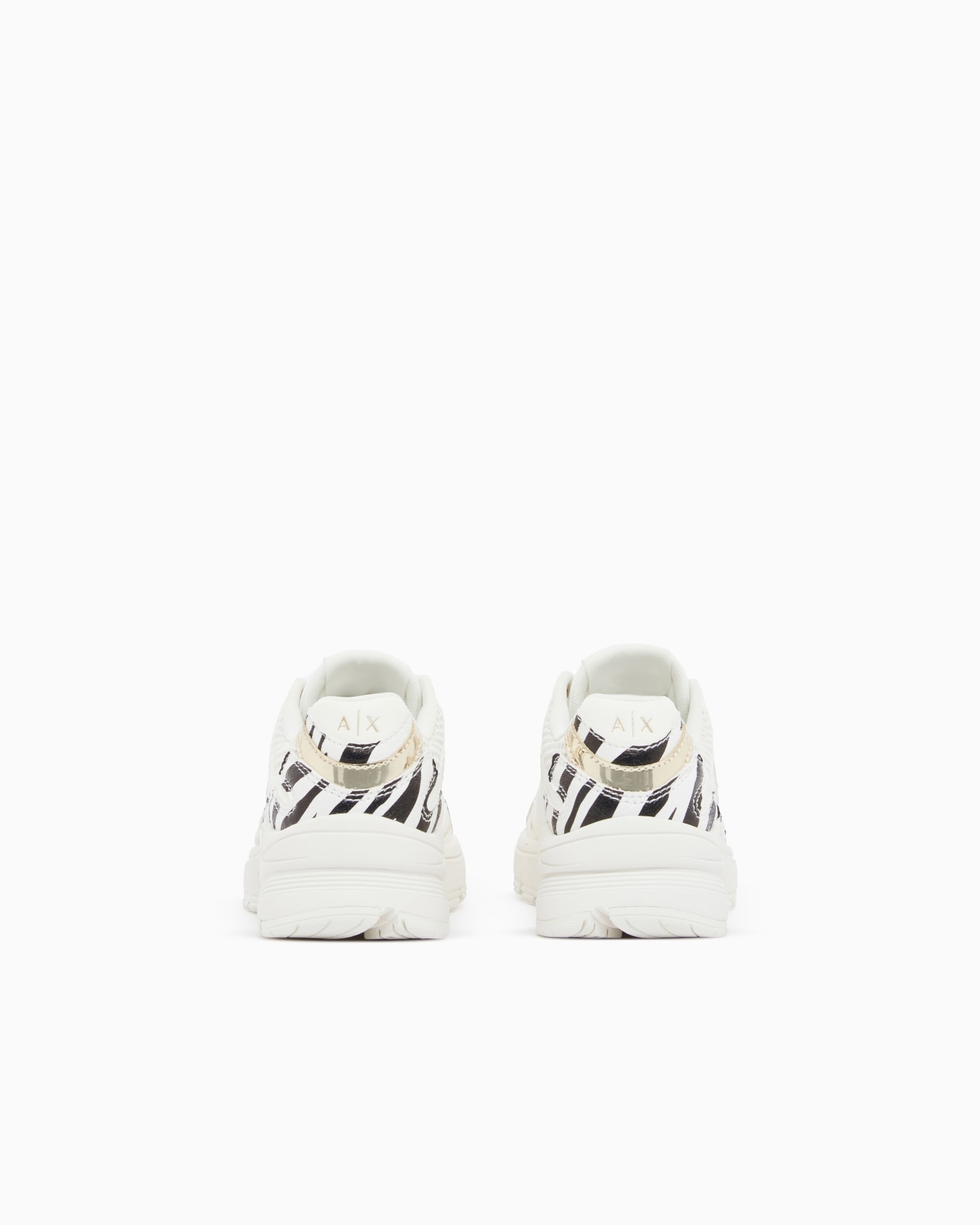 Zapatillas de malla con estampado de cebra y suela gruesa Diapositiva 2