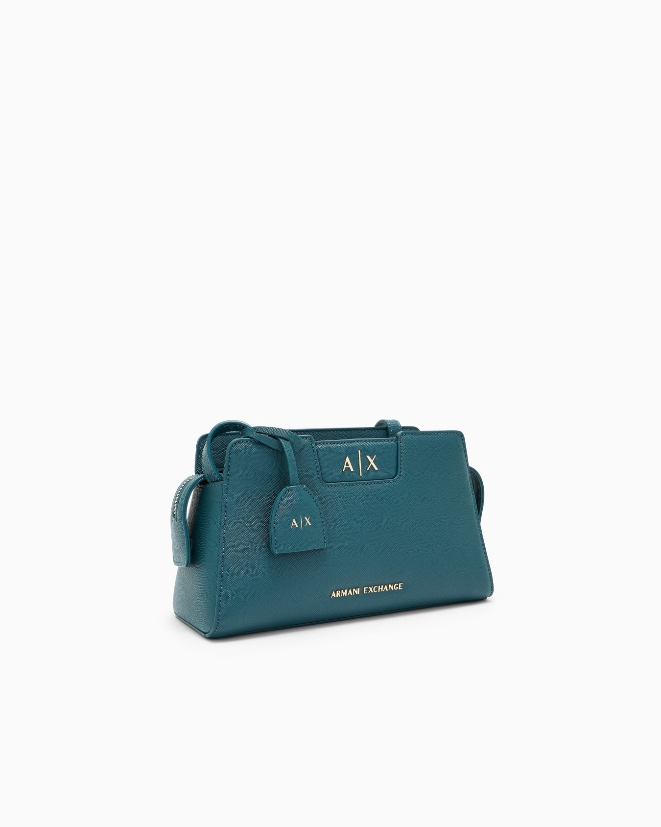 Crossbody messenger bag with outside coating Slide 1