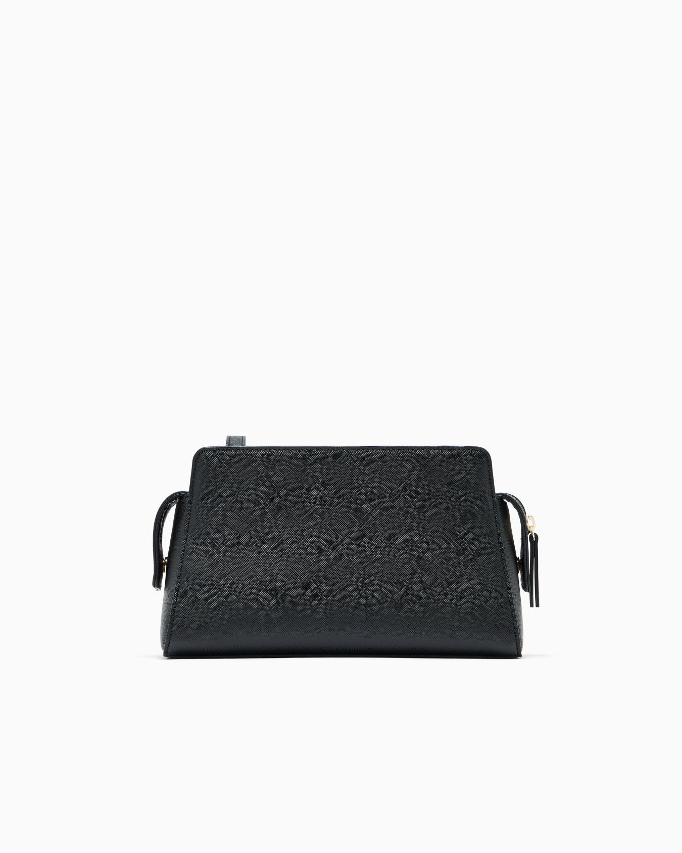 Sac bandoulière finition texturée fermeture zippée Diapositive 2
