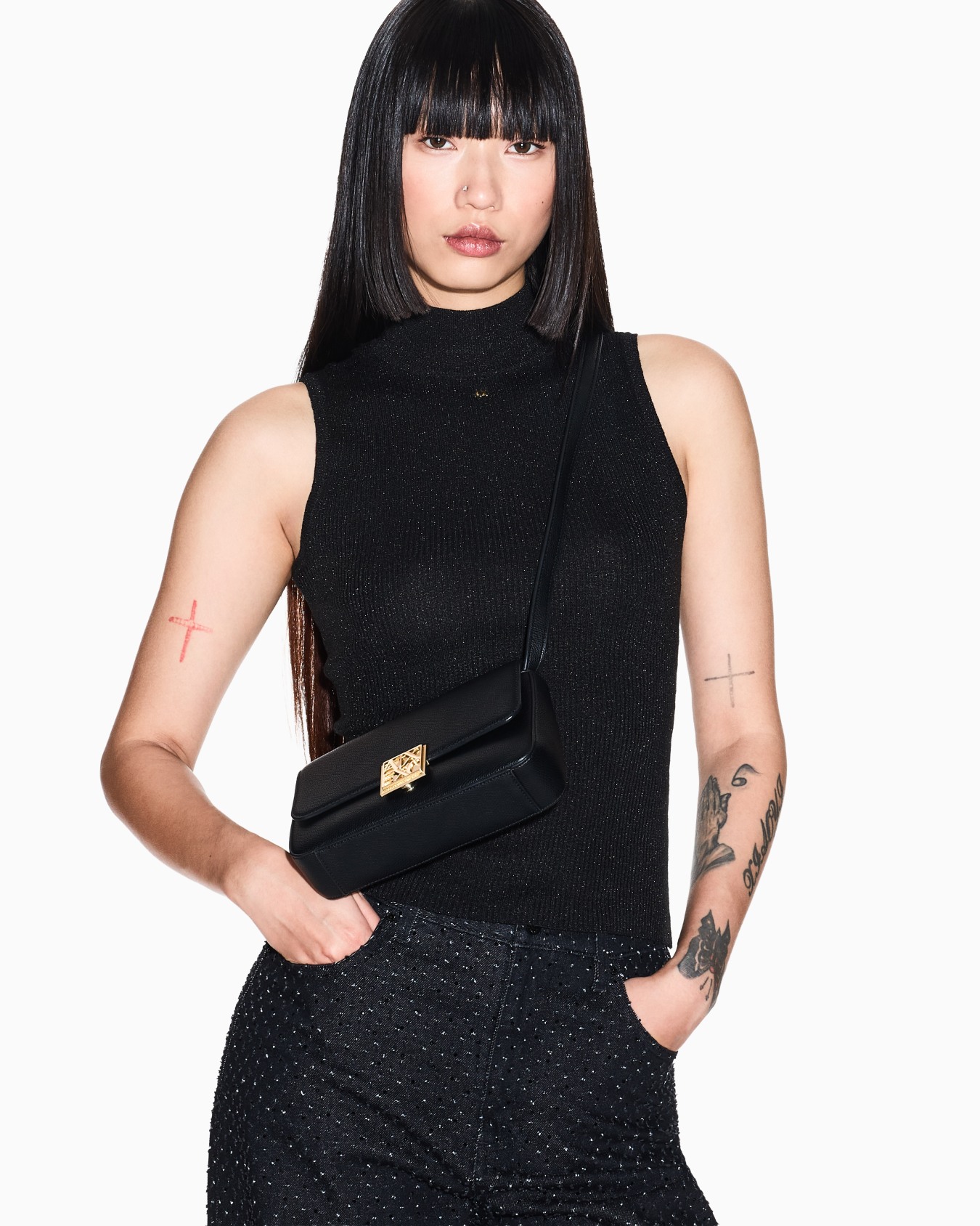 Mini bag in technical fabric Slide 5