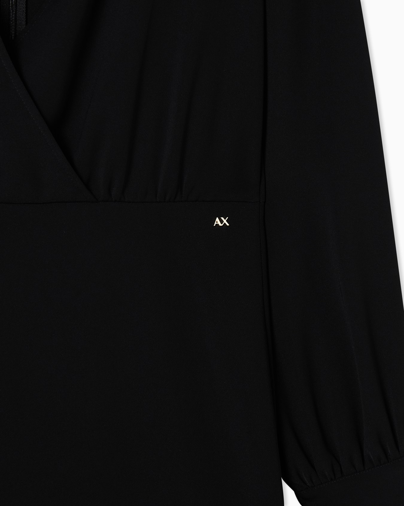 AXメタリックロゴ カシュクールドレス スライドする 3