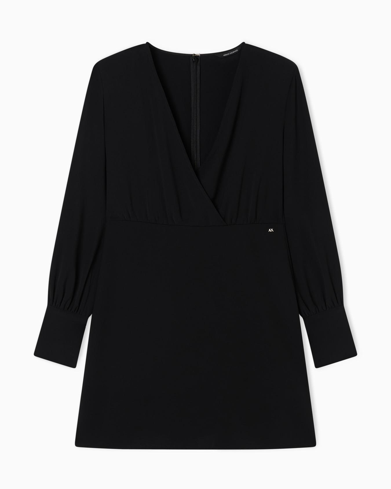 AXメタリックロゴ カシュクールドレス スライドする 0