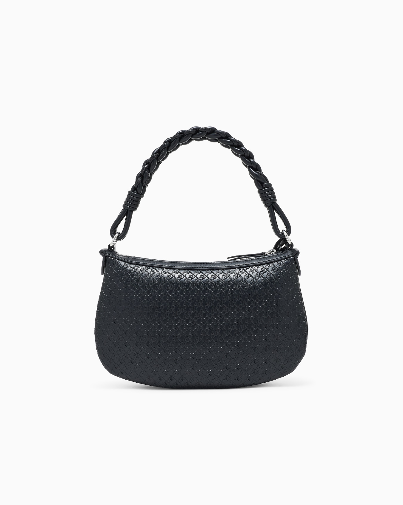 Mini Borsa a Spalla  in tessuto liscio Slide 2