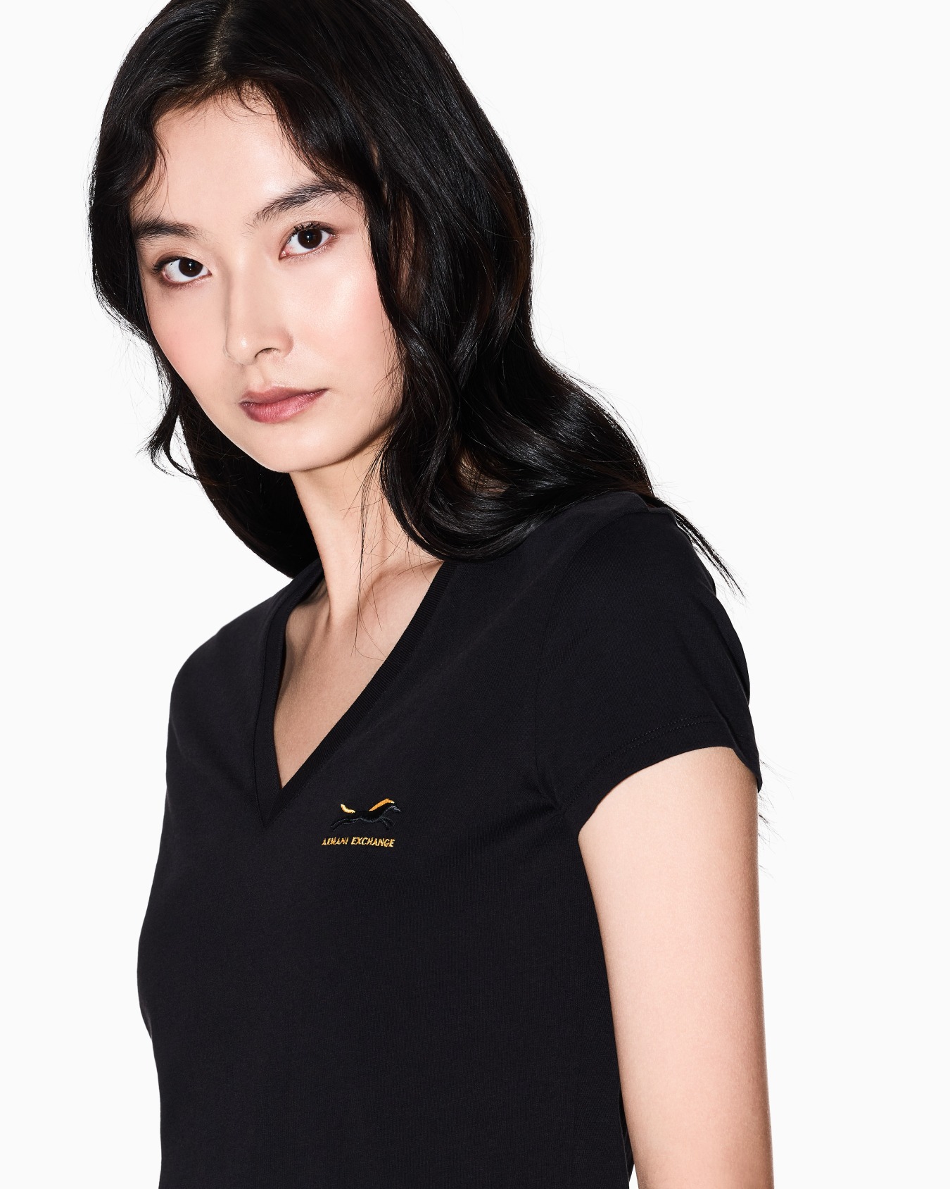 Slim fit Cotton T-shirt Diapositiva 4