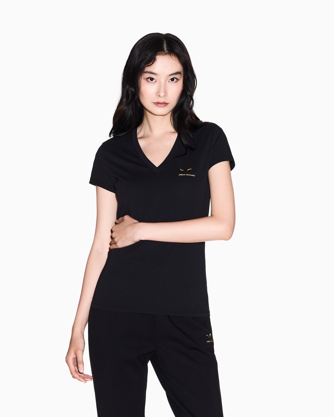 Slim fit Cotton T-shirt Diapositiva 3