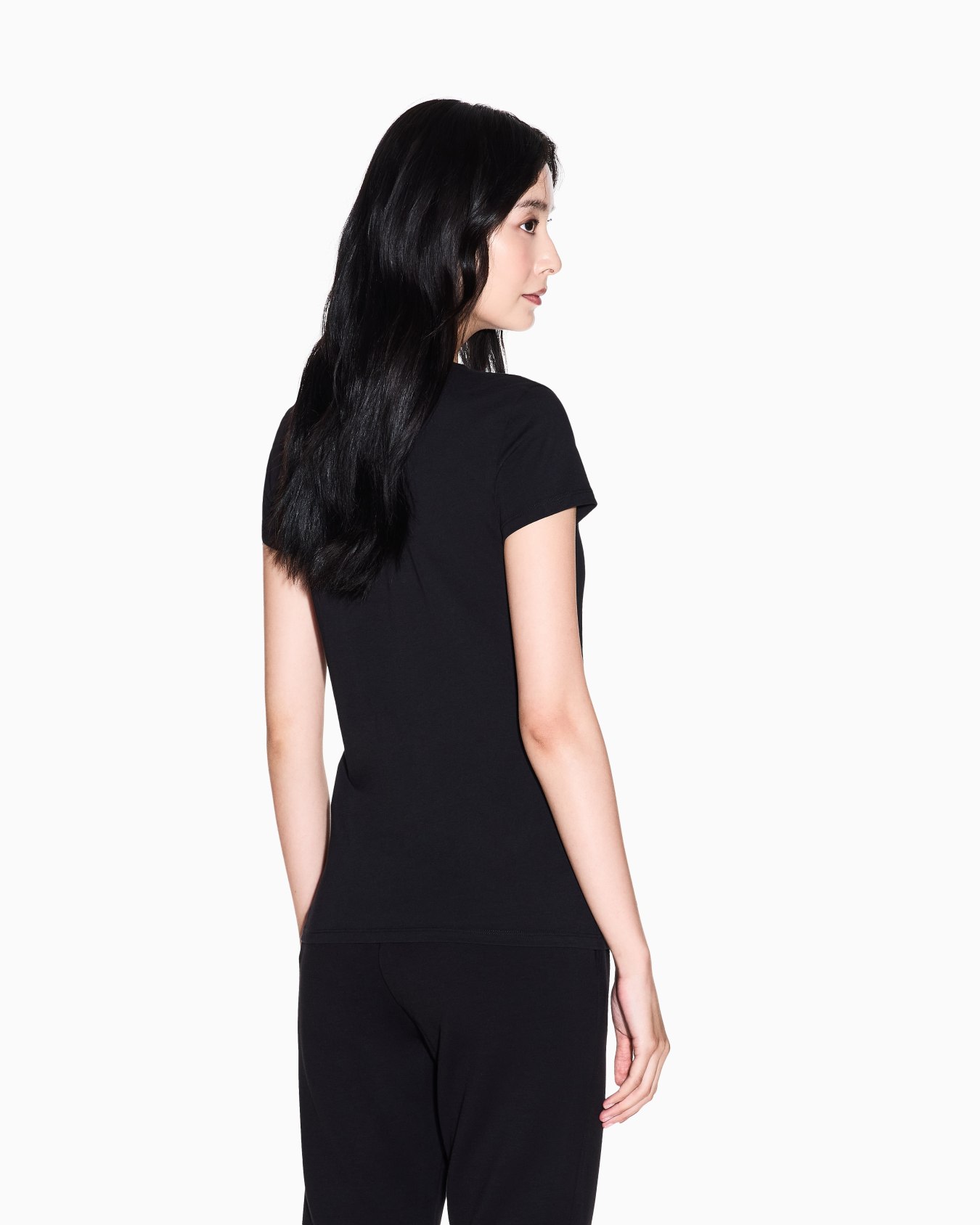 Slim fit Cotton T-shirt Diapositiva 2