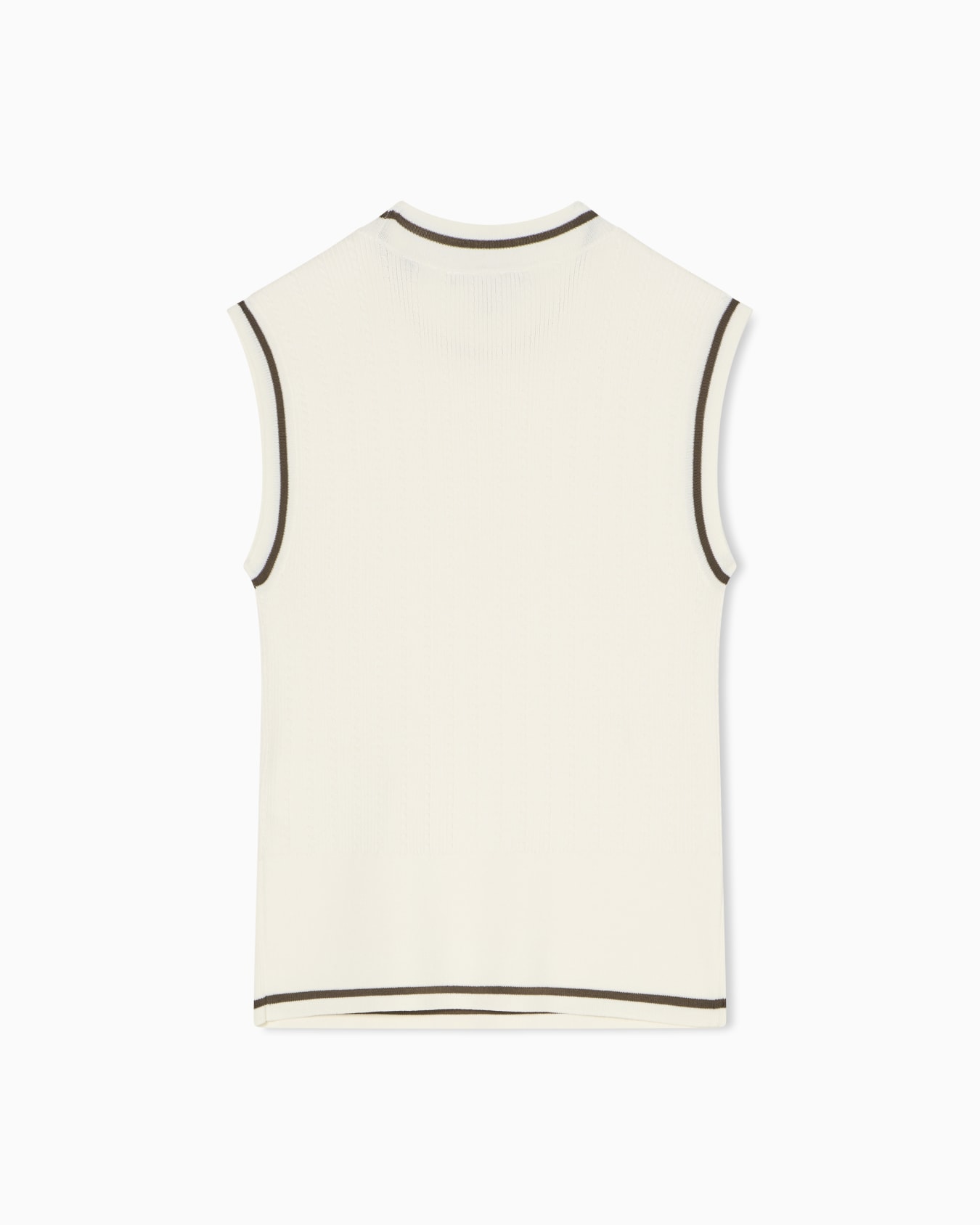 Knitted Top in technical fabric Slide 2