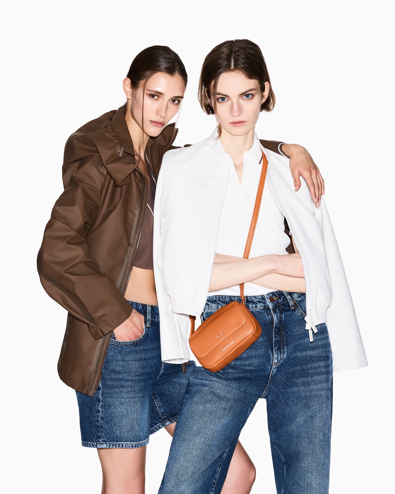 Denim cotton shorts Diapositiva 2