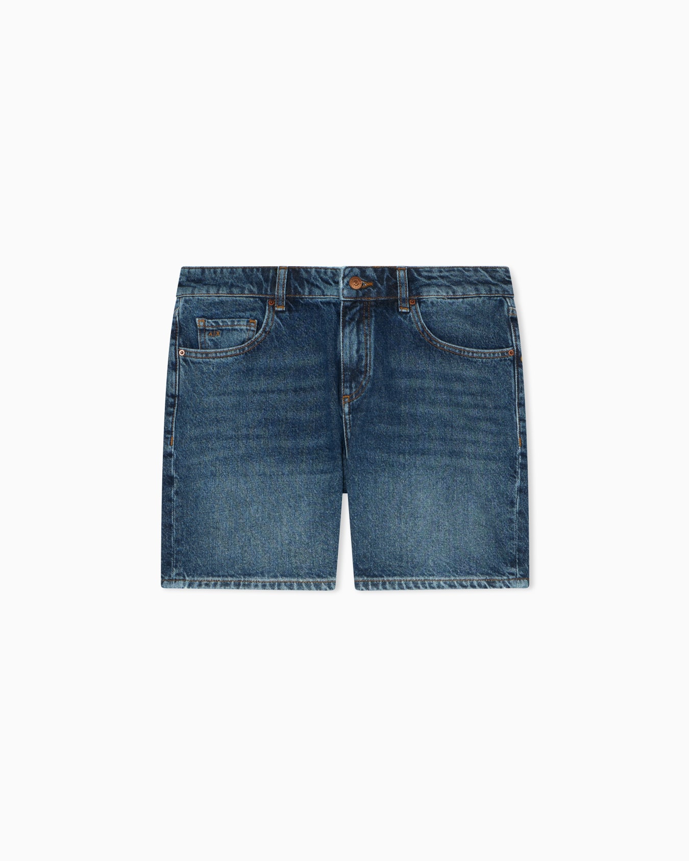 Denim cotton shorts Diapositiva 0